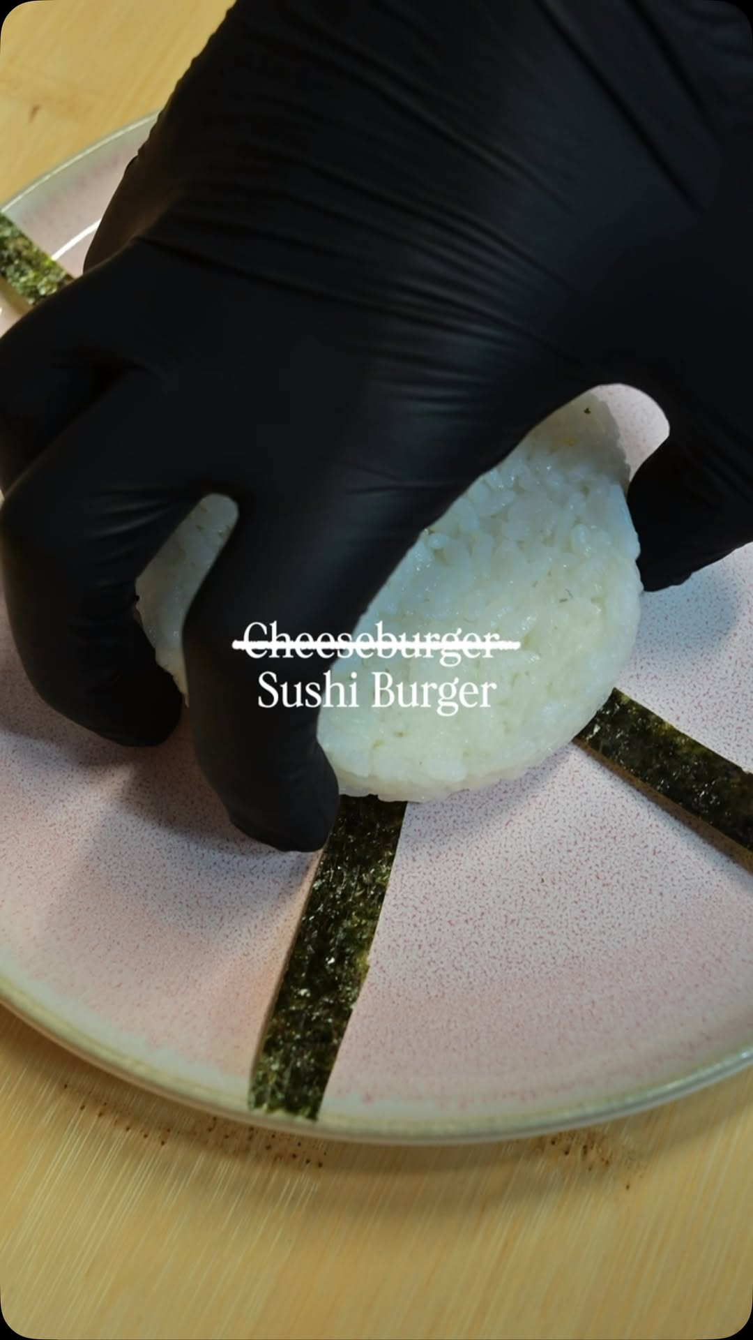 Ever tried a sushi burger? Handmade, halal, and stacked.